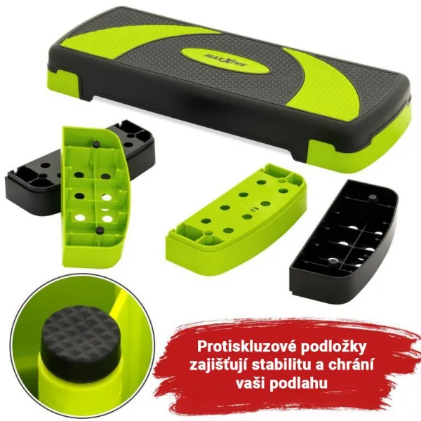 MAXXIVA 85905 Fitness stepper, 80 x 30,5 x 10 / 15 / 20 cm