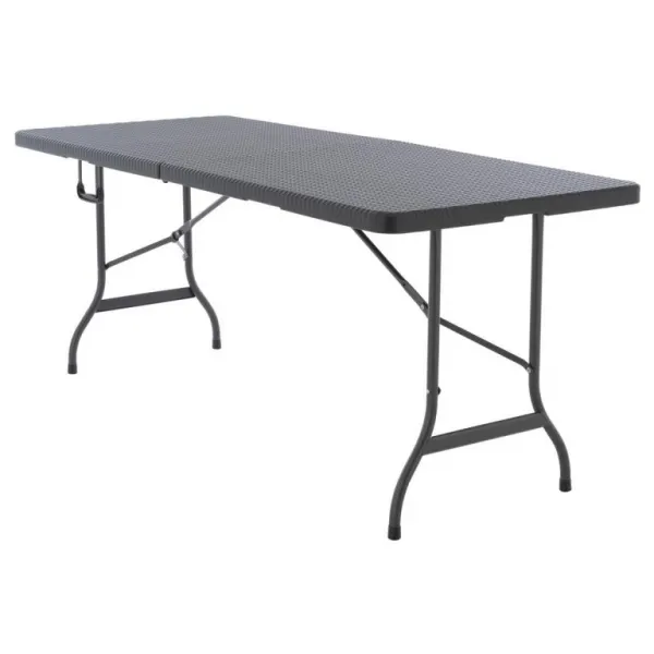 Skladací prenosný stôl 180 cm, antracit