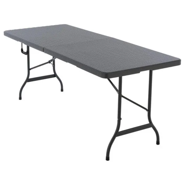 Skladací prenosný stôl 180 cm, antracit