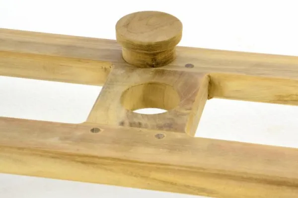Divero 47273 Záhradný oválny stôl - roztahovateľný - 170/230 cm