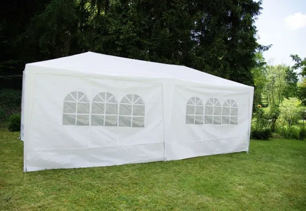 Garthen 400 Záhradný párty stan 3 x 6 m, biely