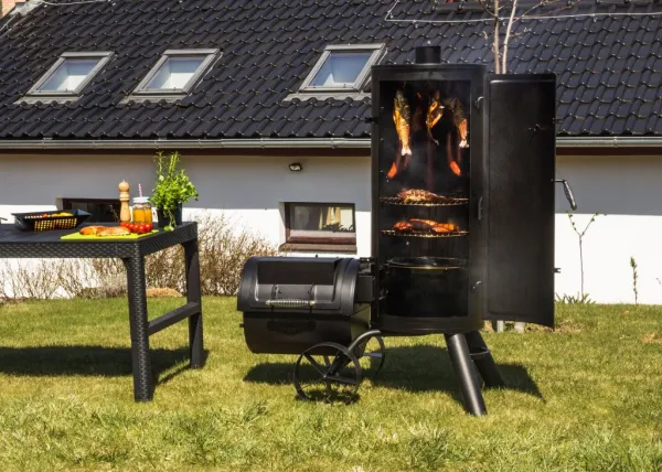 G21 Gril Kansas BBQ, 98 x 142 x 65 cm, oceľ, 57 kg