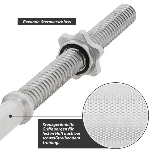 MAXXIVA 90684 obojručný činkový set, 60,5 kg, 8 závaží