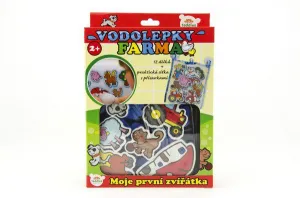 Moje prvé zvieratká farma penová sada so sieťkou 12ks v krabici 19x27xMPZ
