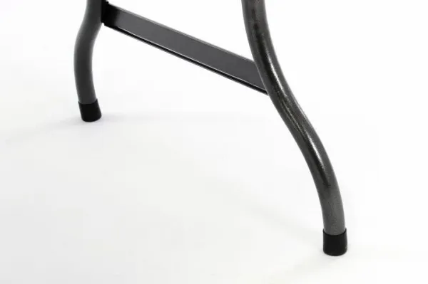 Garthen 37108 Skladací záhradný stôl - čierny 180 x 75 cm