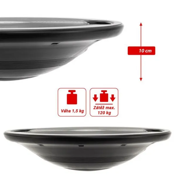 MAXXIVA 85997 balančná doska, čierna, Ø 40 cm