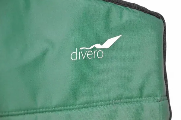 Divero 35106 Skladacia kempingová stolička XL - zelená