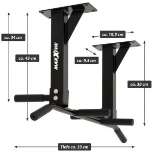 MAXXIVA 86688 profi hrazda do stropu,čierna, 98 x 33 x 43 cm