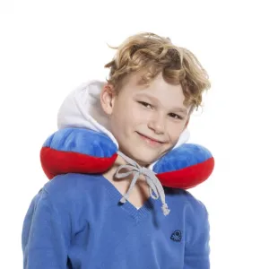 Detský cestovný vankúš s kapucňou - kohút