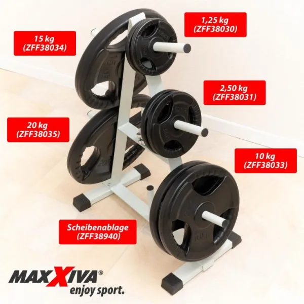MAXXIVA 86852 set závažia, 20 kg, 2 ks
