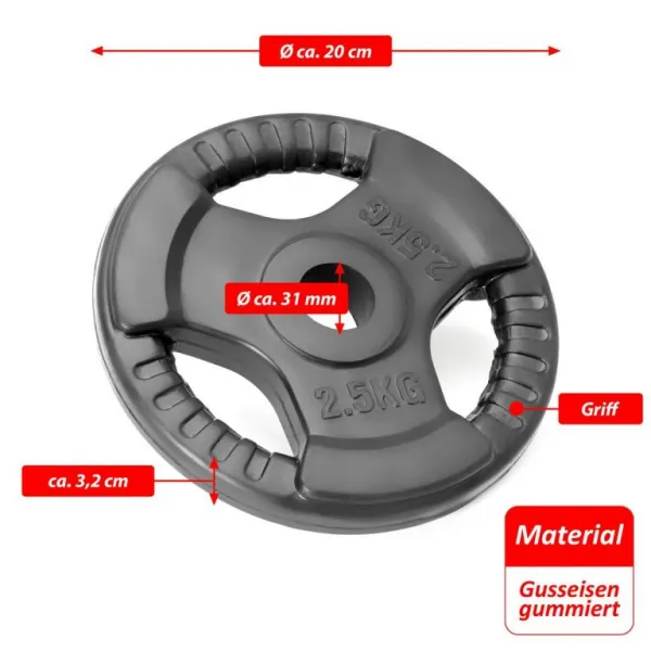 MAXXIVA 86856 set závažia 2,5 kg, 2 ks