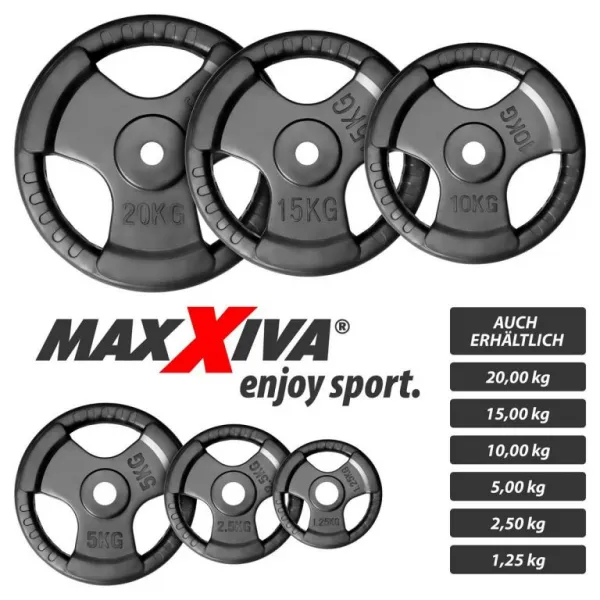 MAXXIVA 86852 set závažia, 20 kg, 2 ks