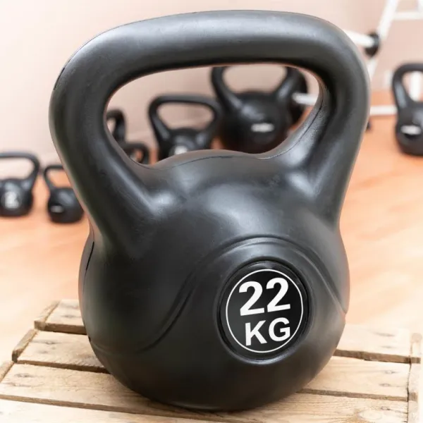 MAXXIVA 84995 Kettlebell činka, čierna, 22 kg