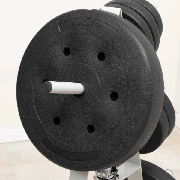 MAXXIVA 81995 sada závaží 2 x 15 kg, cement, čierna