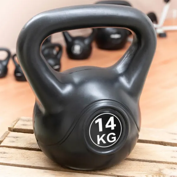 MAXXIVA 84998 Kettlebell činka, čierna, 14 kg