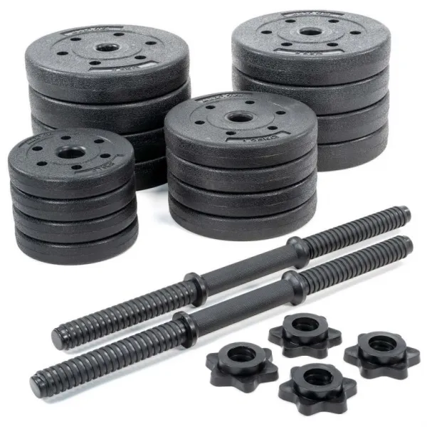 MAXXIVA 78536 Sada jednoručných činiek s kotúčmi, 2 x 15 kg