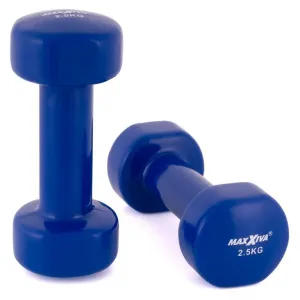 MAXXIVA 85015 sada vinylových činiek 2 x 2,5 kg, modrá