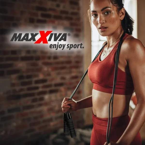 MAXXIVA 85996 rýchlostné švihadlo, 280 cm, čierne