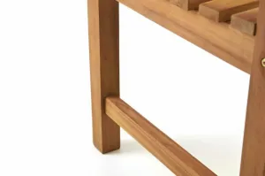Divero 40768 Exkluzívna stolička z teakového dreva Divero