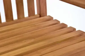 Divero 40768 Exkluzívna stolička z teakového dreva Divero