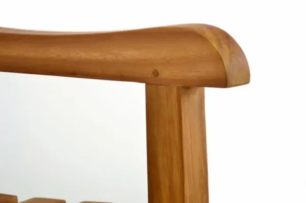 Divero 40768 Exkluzívna stolička z teakového dreva Divero