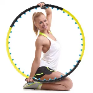 MAXXIVA 85908 hula- hoop masážna obruč, 108 cm, čierno-žltá