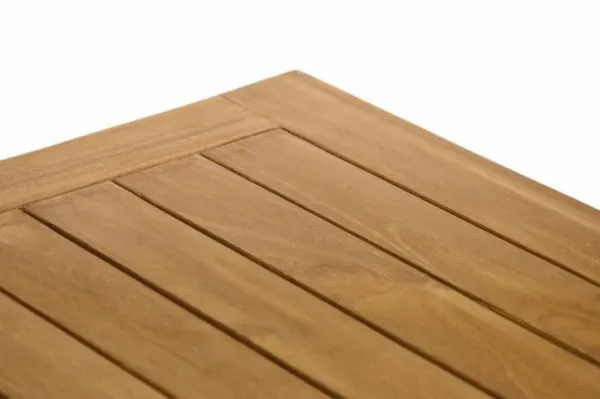 Divero 47267 Odkladací teakový stolík Divero - 50 cm