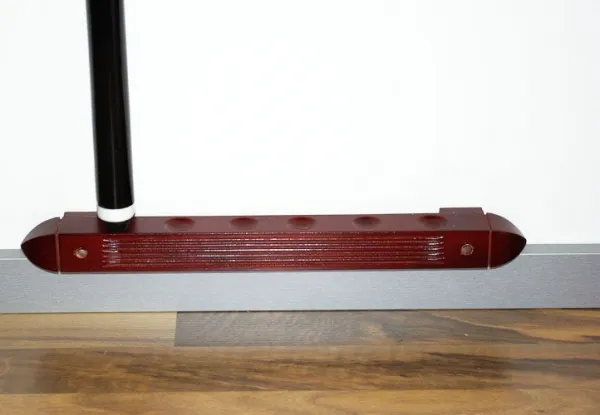 Garthen 73 Biliardový držiak na tága - na 6 tág, 39 cm, tmavé drevo