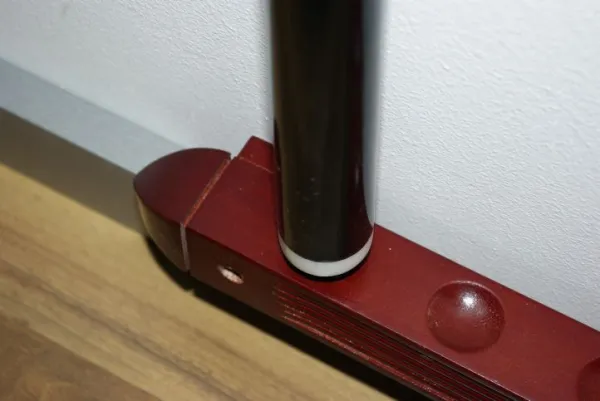 Garthen 73 Biliardový držiak na tága - na 6 tág, 39 cm, tmavé drevo