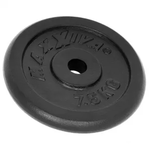 MAXXIVA 81685 Sada 2 závažia na činky celkom 15 kg, liatina, čiern