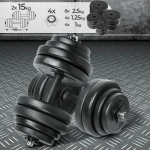 PHYSIONICS Sada činiek 30 kg (2 x 15 kg)