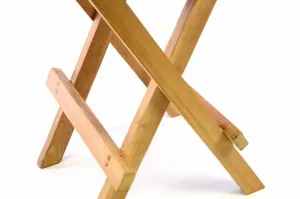 Divero 35143 Detský odkladací sklápací stolík z teakového dreva