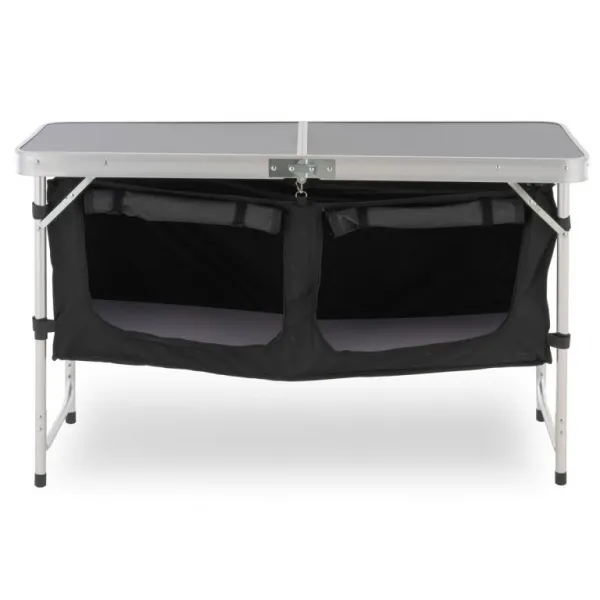 Divero 73139 Multifunkčný skladací kempingový stôl - 2 úložné boxy