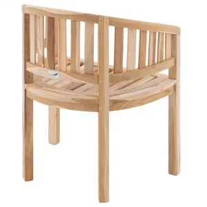 Divero 71798 Záhradné teakové kreslo, 83 x 68 x 48 cm