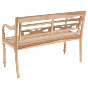 Divero 70836 Záhradná drevená lavička - 119 cm