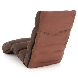 Divero 70279 Nastaviteľné lehátko - hnedé