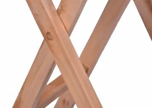 Garthen 2340 Záhradný stolík z tíkového dreva, Ø 60cm