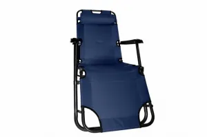 Garthen 29462 Skladacie záhradné lehátko - modrá