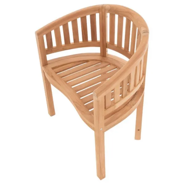 Divero 73788 Stolička - ošetrený teak
