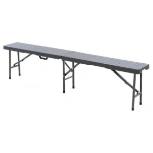 Garthen 71766 Sada 2 ks sklopných lavíc - antracit, 180 cm
