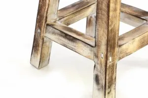 Divero 62834 Designová vintage stolička opálená - 50 cm