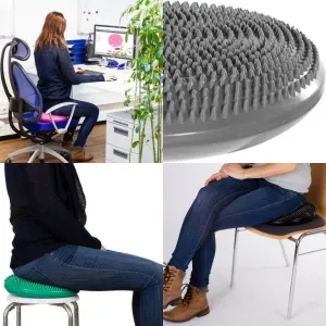 MOVIT 32431 Balančný vankúš na sedenie 33 cm - sivý