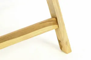 Divero 54742 Záhradná skladacia stolička drevená