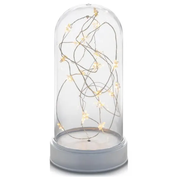 Nexos 64787 Vianočná svietiaca dekorácia kupola - 20 LED, teple biela