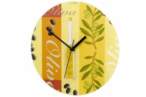 WENKO 57021 Nástenné hodiny 27 cm - oliva