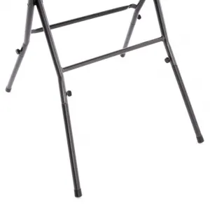 Garthen 43772 Záhradný barový stolík okrúhly - ratanová optika 110 cm - hnedý