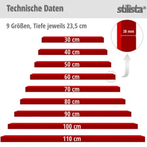 STILISTA VOLATO 31071 Nástenná polica - tmavé drevo 90 cm
