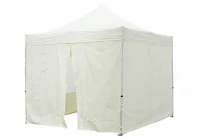 Garthen 30696 Sada 2 bočných stien pre PROFI záhradné stan 3 x3 m krémová