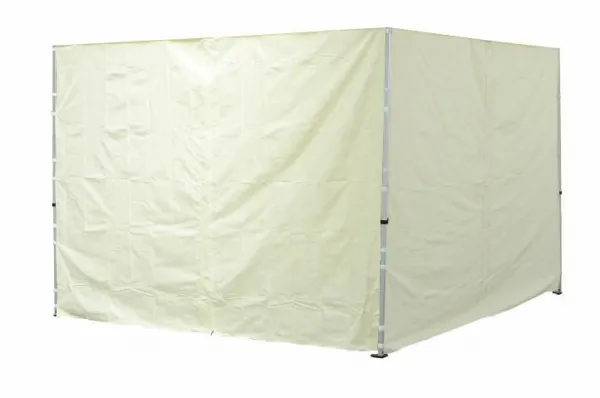 Garthen 30696 Sada 2 bočných stien pre PROFI záhradné stan 3 x3 m krémová