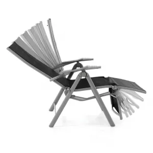 Garthen 35171 Hliníkové skladacie kreslo - relaxačné ležadlo
